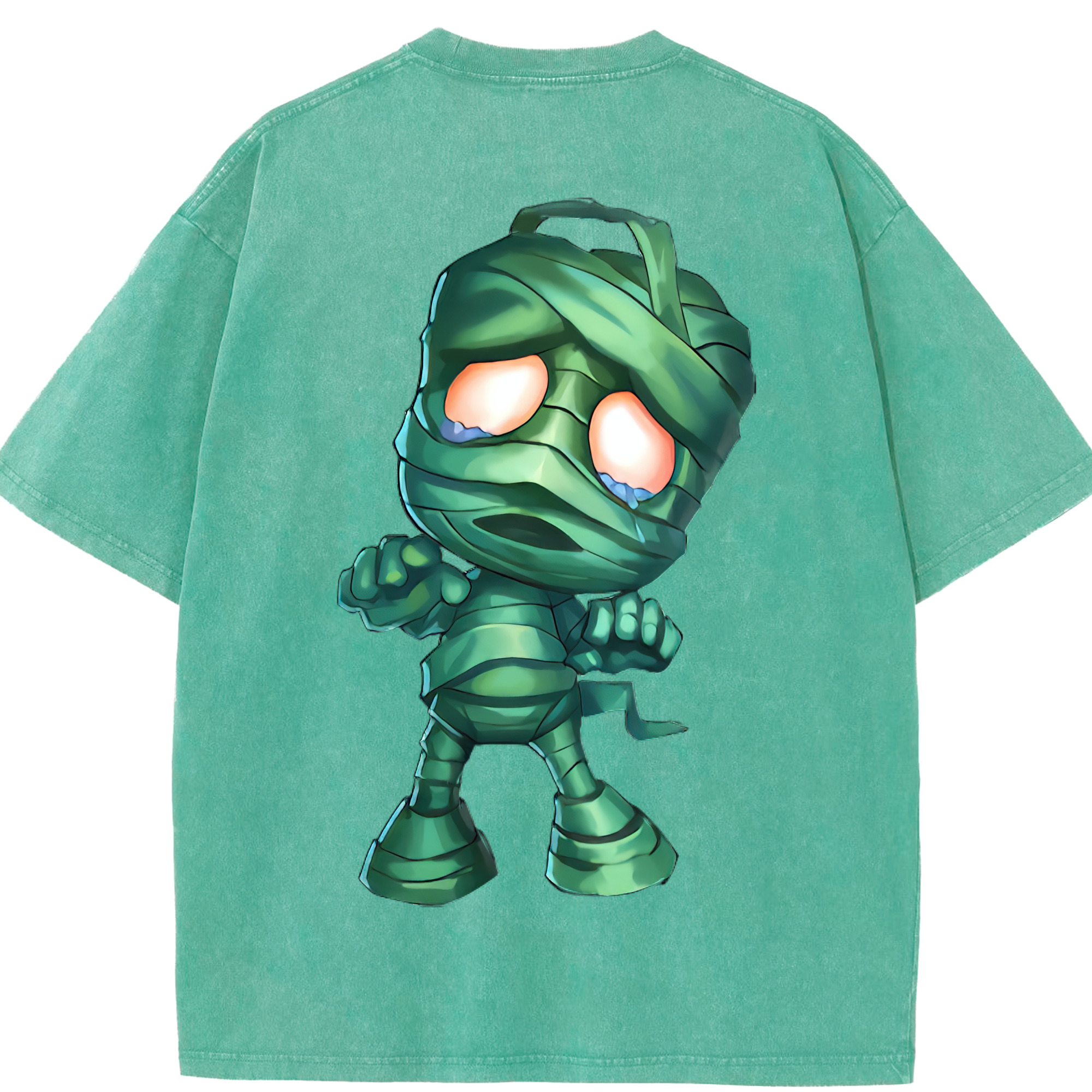 リーグ・オブ・レジェンド League of Legends LOL 綿100% ヴィンテージ風 半袖Tシャツ（背面プリント）